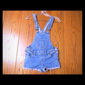 Abercrombie kids overall shorts